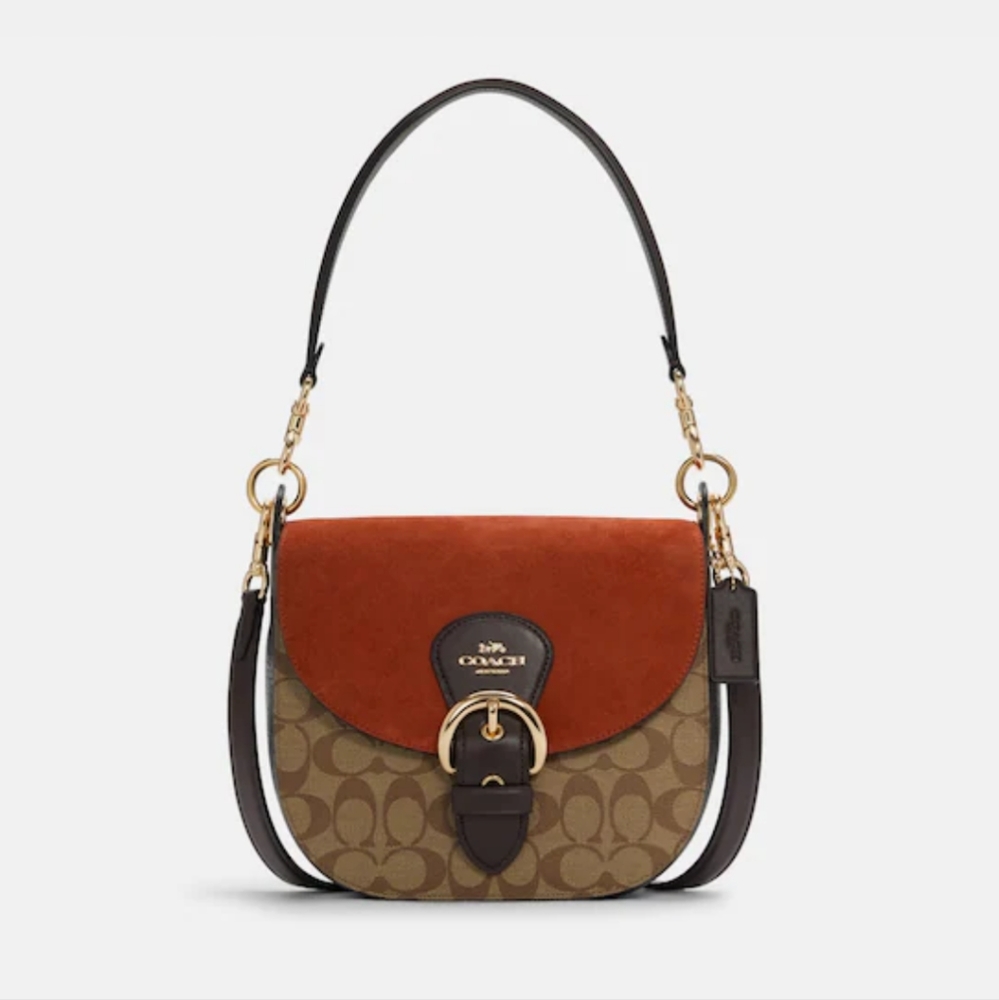 Kleo Signature Canvas Shoulder Crossbody Bag 👜 - Picture 12 of 13